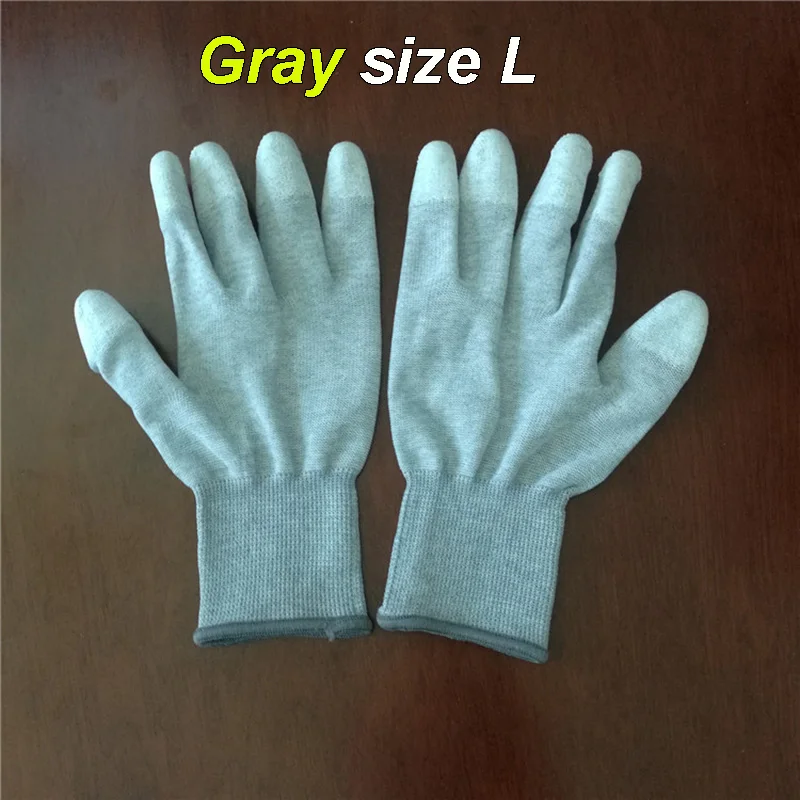 carbon fiber Fingering Anti-static gloves Non-slip Wear resistant Breathable Anti-static gloves Fine operation Work gloves