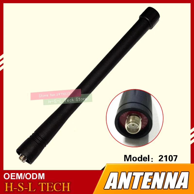 Walkie Talkie Rubber Antenna 136-174Mhz Smafemale Two Way Radio Antenna For Kenwood TK-2107 TK-2107G TK-2118 TK-278G TK-280 290