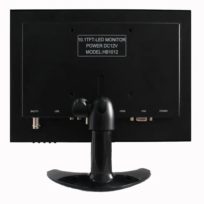 10.1 inch iron shell BNC HDMI hd VGA AV input industry equipment  lcd computer monitor 1280*800