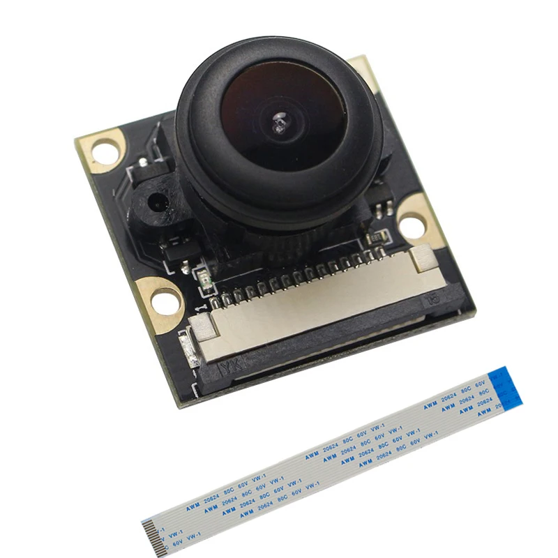 

New CSI Mini Camera Module 5MP 130 Degree Night Version Webcam Support 1080p 720p Video With FFC Cable For Raspberry Pi 3 /2