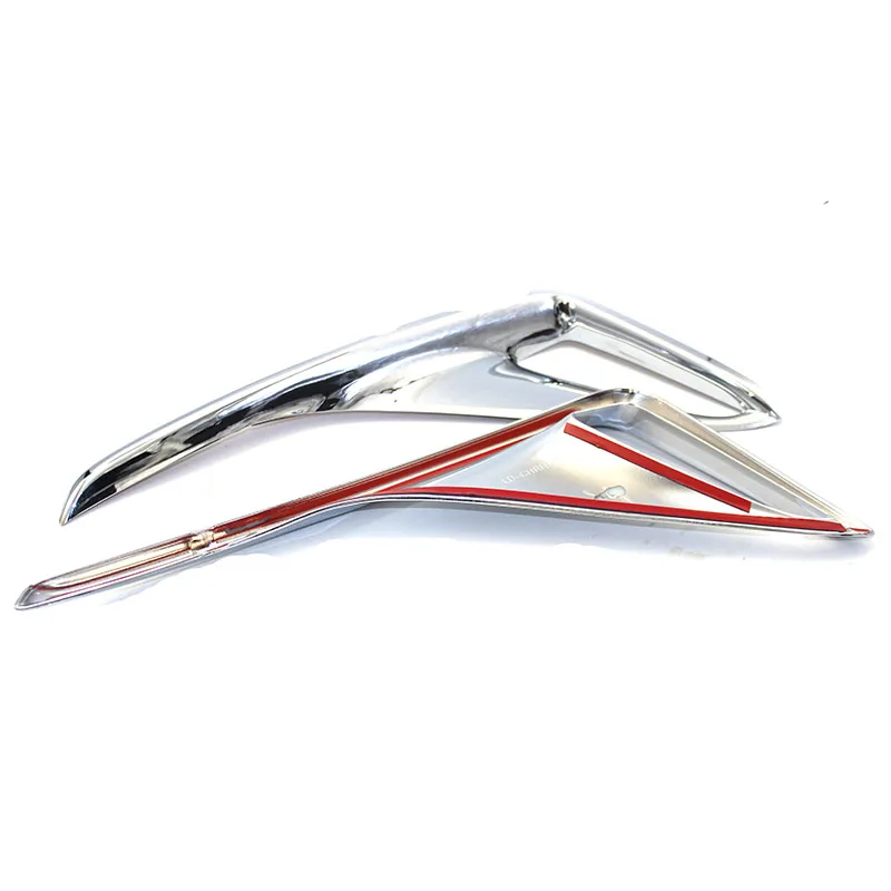 STYO Car ABS Chrome Rear Fog Light Lamp Cover Trim for Toyota1 C-HR CHR 2017