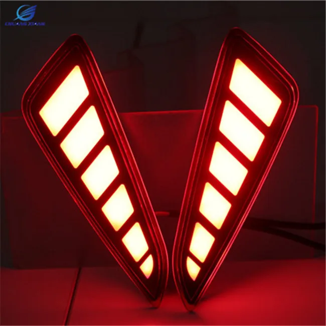 Multi-Function Car LED Rear Fog Brake Bumper Turn Signal Light Reflector For  C-HR 20162017 2018 2019