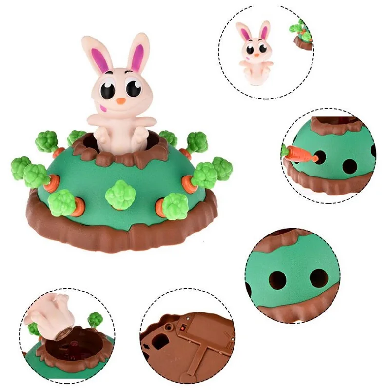 Creative Funny Jumping rabbit board game toy party board game Desktop Family Party Game Toy Birthday gift