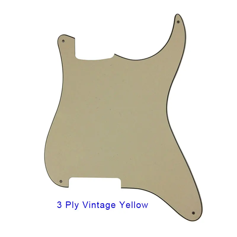 Feiman Custom Guitar Parts 4 Holes Pickguard Blanks Material With Real Aluminum Foil Shield For Strat Style Guitar Strat Custom