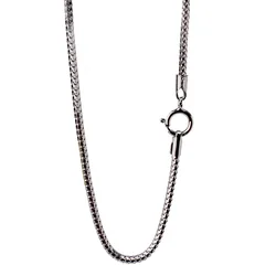 JustNeo solid 925 sterling silver chain necklace,Basic Chains for Pendants