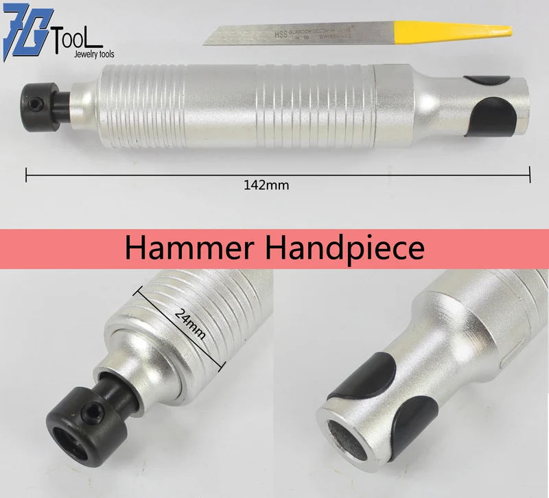 Jewelry Tools Hammer Handpieces With One Graver As Gift For FOREDOM High Torque Flex Shaft Machine