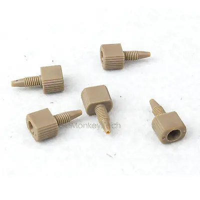 5 PCS Fingertight PEEK Fittings 1/16\