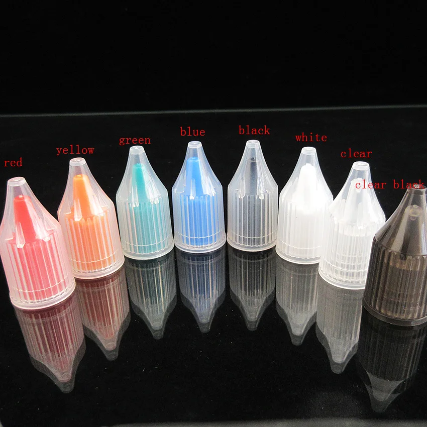 10pcs Plastic Bottle 60ML unicorn Dropper Empty Bottle,Pen shape Bottle with Tip for Engin Oil,E Liquid packing,colorful cover