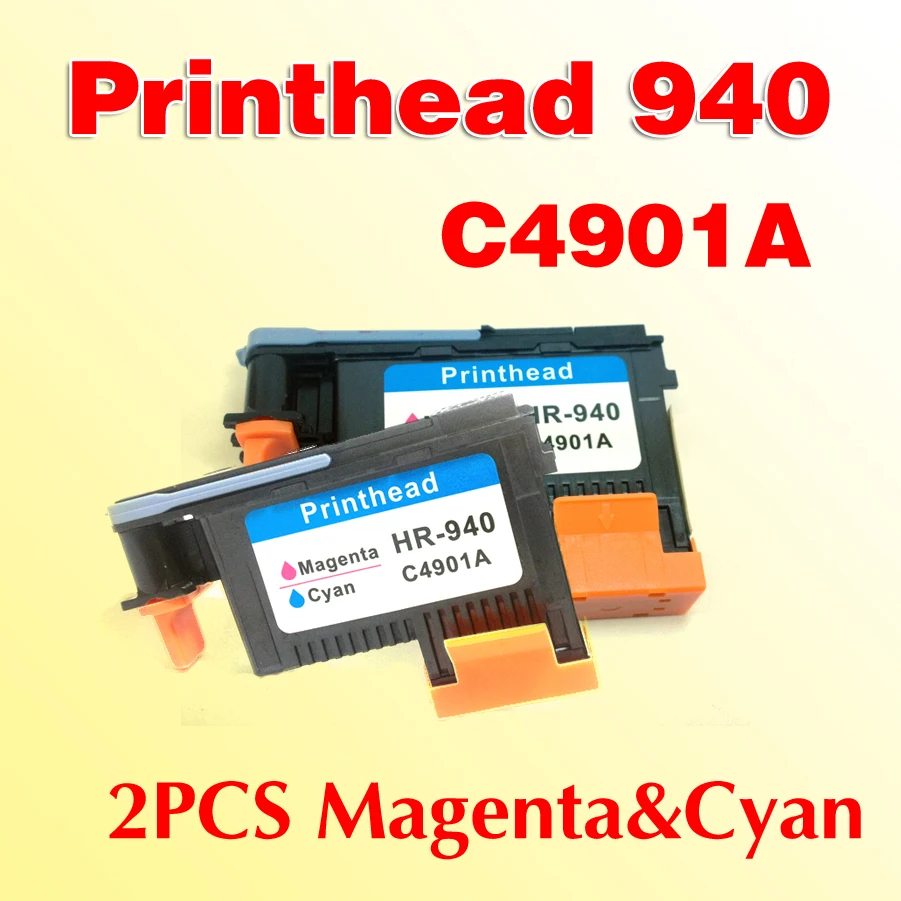 

Печатающая головка 940, пурпурно-голубая, C4901A, совместимая с принтером hp940 officejet pro 8000 8500 8500A 8500A плюс