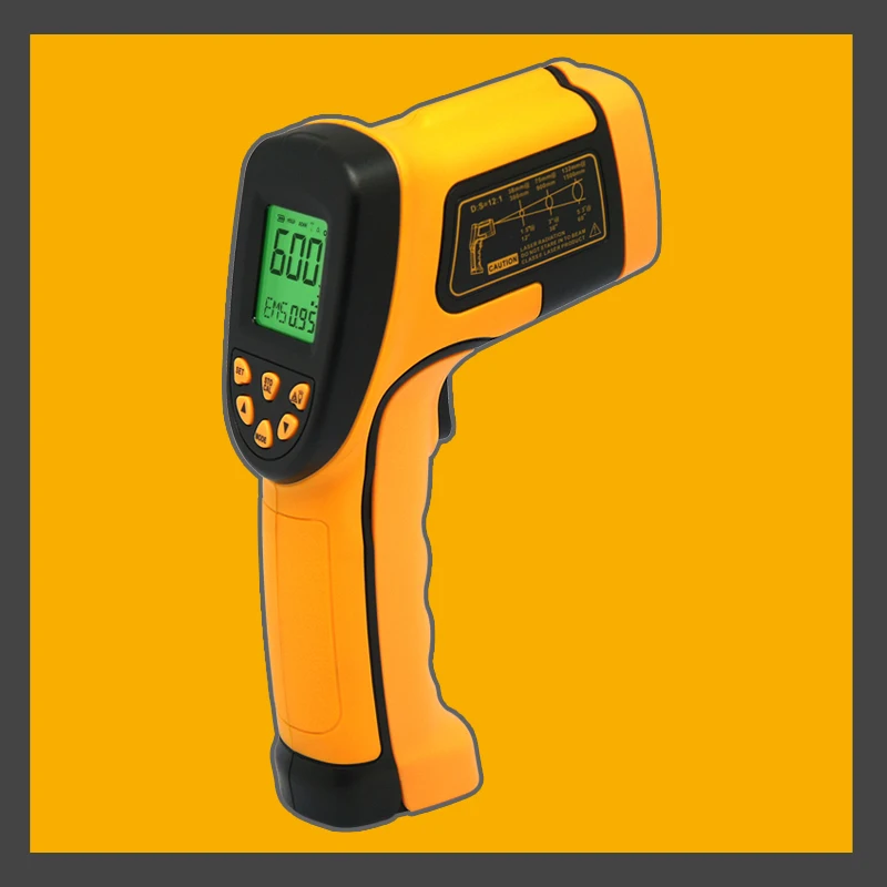 Smart sensor 100% Original AS842A Digital IR Non-contact Infrared Thermometer -50~600 Degree Temperature measuring instrument