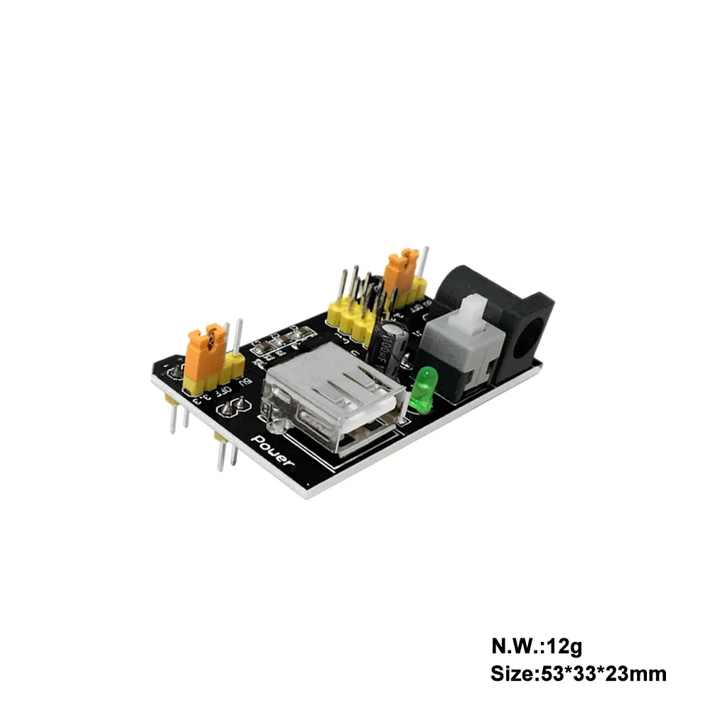 3.3V/5VPower Supply Module Adapter For For Arduino MB102 Breadboard Project