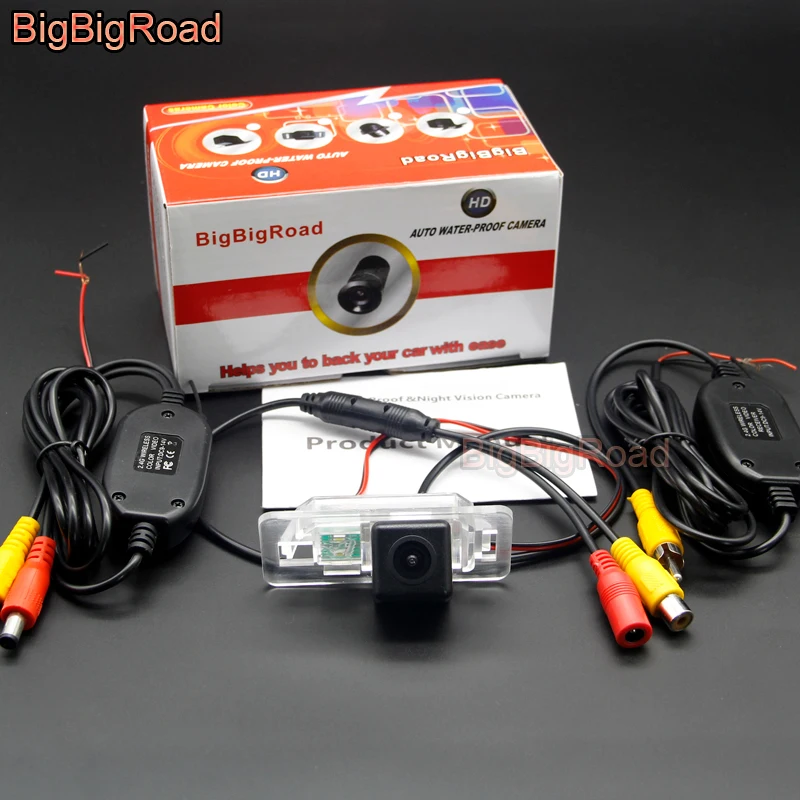 BigBigRoad-cámara CCD de visión trasera para coche, impermeable, visión nocturna, para BMW X3, X5, X6, X1, F15, F32, F33, F36, Mini cooper R50, R52, R53, R56, M3 3