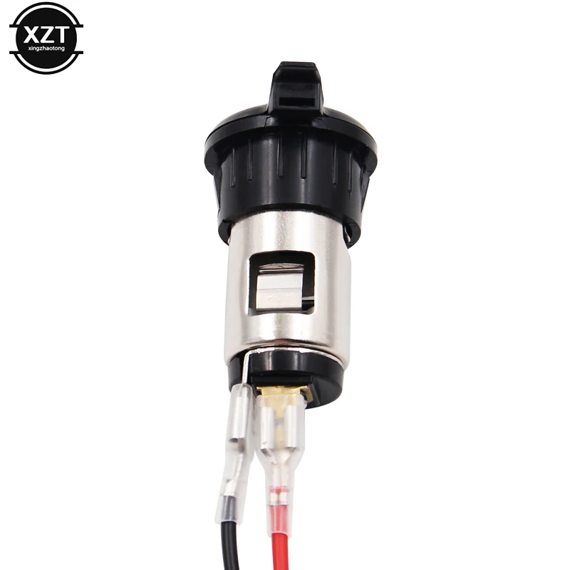 12V 24V 120W Cigarette Lighter Waterproof Power Motorcycle Boat Car Cigarette Lighter Socket Plug With Fuse & Wire