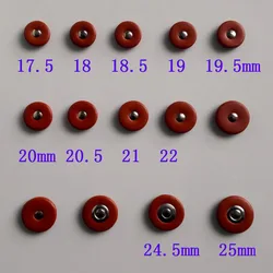 색소폰 개별 금속 패드, 색소폰 부품, 17.5mm, 18mm ~ 25mm, 로트당 30 개