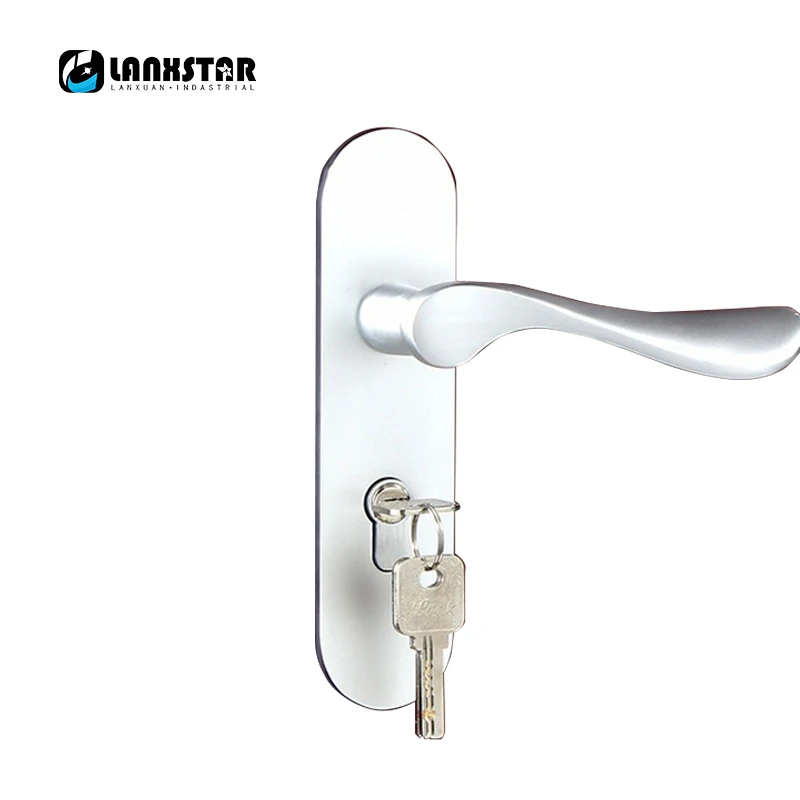 

High Quality Handle Lock Indoor Strength Lockset Space Aluminum Bearing Mute Factory Direct Sales Room Door-locks