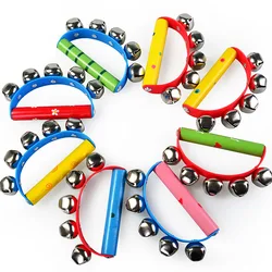 Baby Musical Toys Handbell Semicircle Rattle Toy Infant Music Instruments Ages 6 Months & Up Training Listening Toy