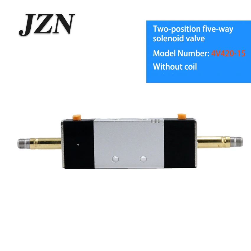 

( 1PCS ) 4V420-15 solenoid pneumatic valve cylinder commutation control double coil two five-way