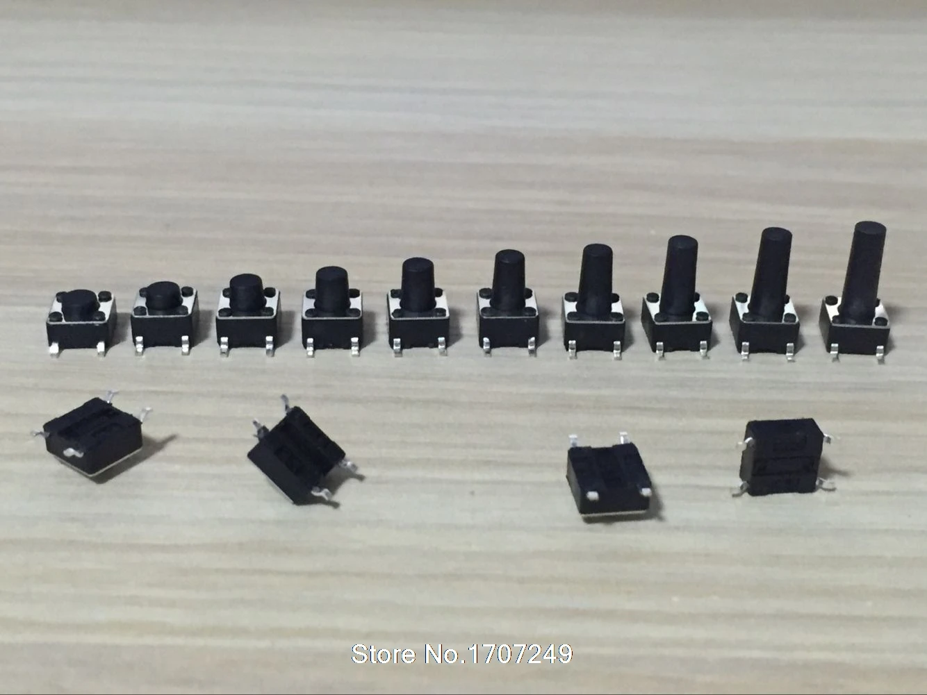 

1000pcs 6*6*9.5mm Tact Switch Tactile Push Button Switch Kit SMD micro switch 6x6x9.5mm Patch Key switch