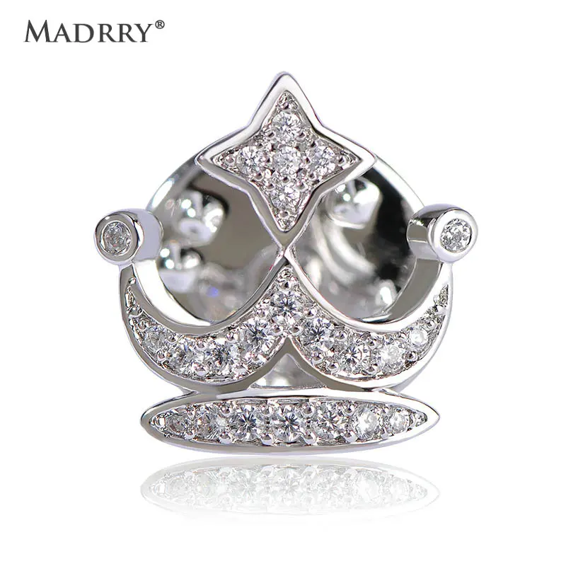 

Madrry Exquisite Copper Crown Brooches For Women AAA Zirconia Broches Pin Bijuterias Collar Clips Hijab Pins Wedding Boutonniere