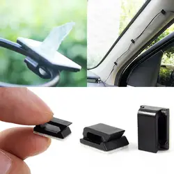 50pcs Arrival Car Drop Adhesive Cable Cord Holder Wire Clamp Management Clips  Mayitr cable organizer cable protector 1.2x0.5cm