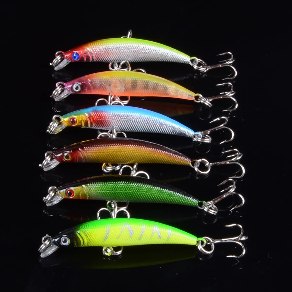 51pcs Mixed 9 Different Models Minnow Fishing Lures Set Hard Baits Artificial Lifelike Bass Crankbait Fishing Tackle Wholesale