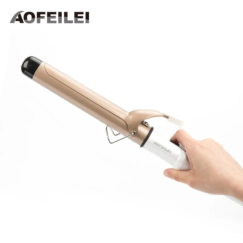 Profissional de cerâmica elétrica encrespador de cabelo, LCD Curling Iron, Roller Curls Wand Waver, Ferramentas de moda, Real, Novo, 2023