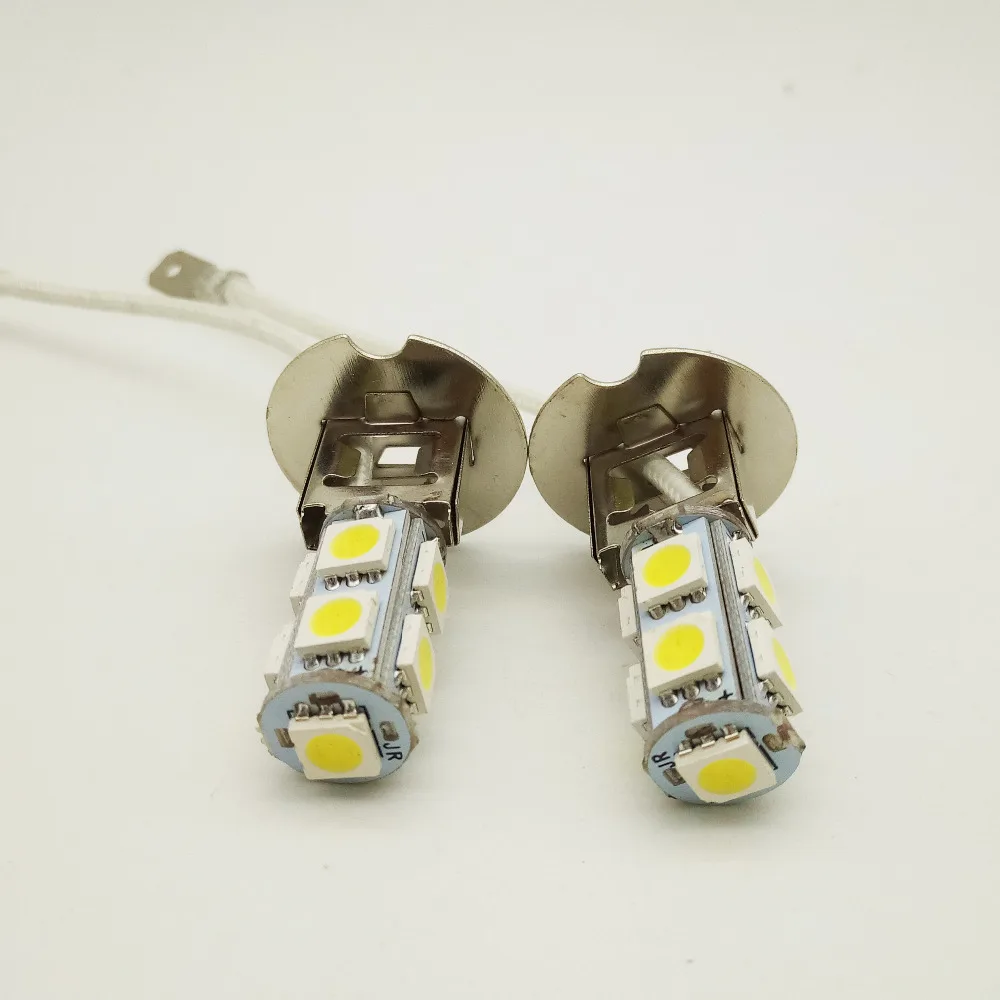 2PCS 1Pair H3 H1 5050 9 SMD LED fog lamp 12V 24V Auto Car Fog Light LED Bulbs Daytime Runing Head Lights car styling for lada