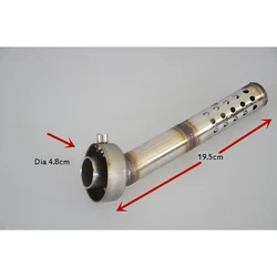 NEW Oblique Exhaust Db Killer Muffler Adjustable Silencer for 48MM Outlet Diameter