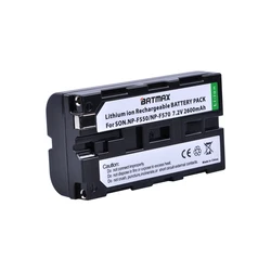 1 unidad NP-F550 NP F550 NPF550 batería recargable de iones de litio (2600mAh) para Sony NP-F330 NP-F530 NP-F570 NP-F730 NP-F750 Hi-8