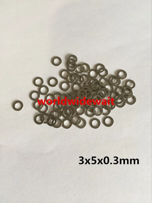 100 ロット 304 ステンレス鋼バックアップ平座金ポップリベット 3x5x0.3mm