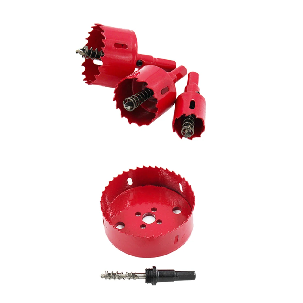 1 Buah 15MM-125MM M42 Bi-metal Holesaw Cutter Hole Saw Wood Drill Tooth Kit Core Drill Bit 90MM 100MM 110MM