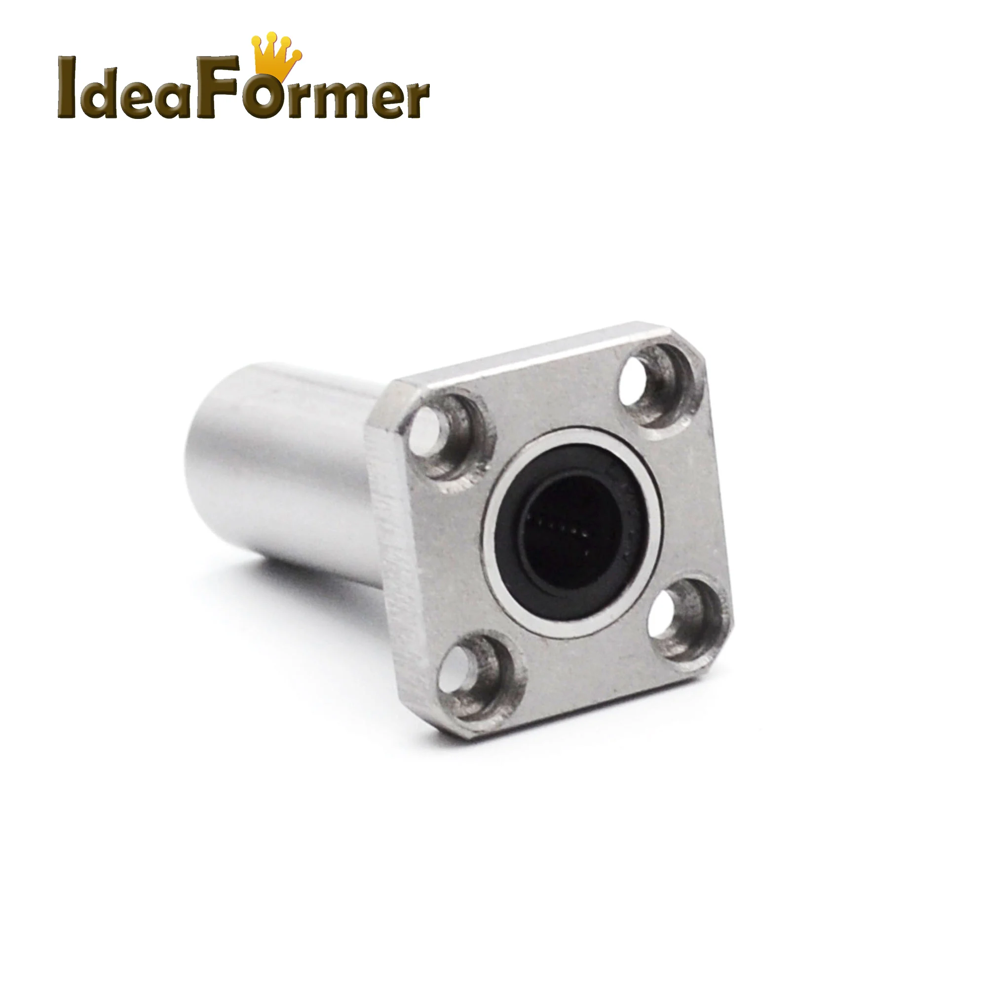 LMK8/10/12LUU 8/10/12 مللي متر مربع شفة طويلة الخطي الكرة تحمل ل 8/10/12 مللي متر قضيب الجولة رمح نك تحمل الأجهزة الملحقات #2