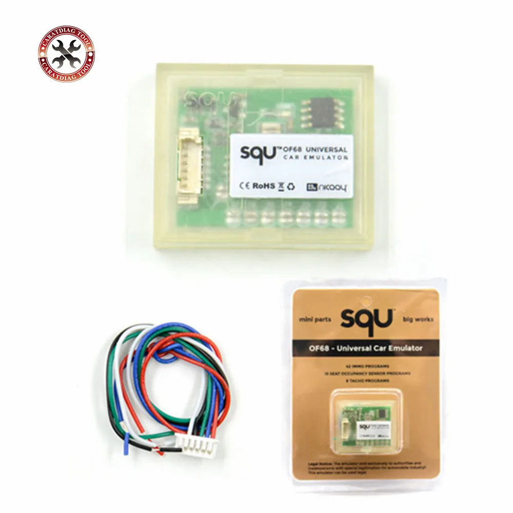 SQU OF68 Universal Car Emulator Support IMMO Seat occupancy sensor Tacho Programs For VAG For Many Cars