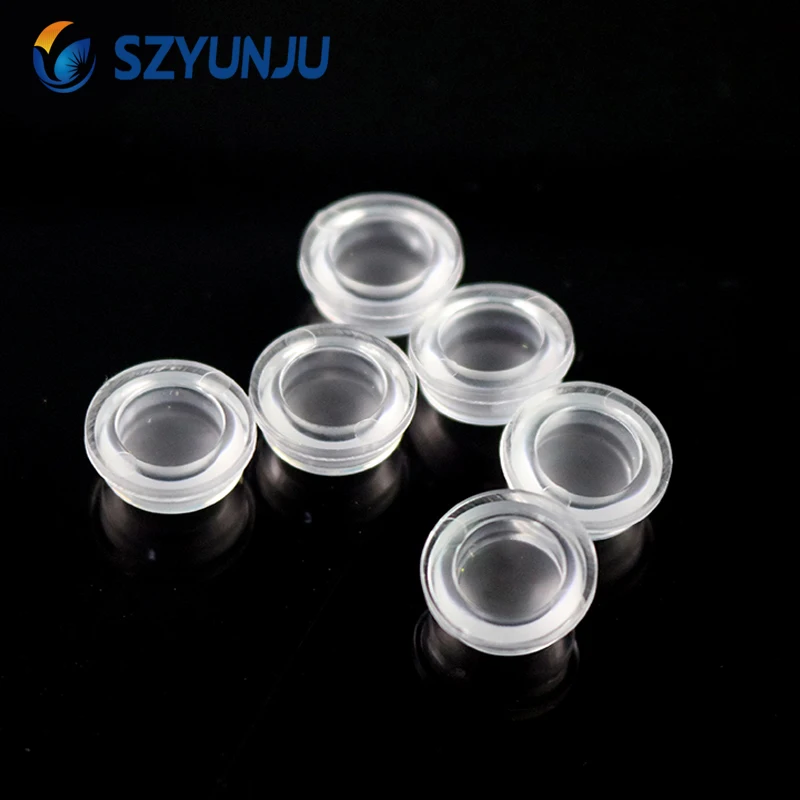 LED Lens Reflector Collimator For 5050 SMD 90 Degree 11x6mm Convex Optical Lens