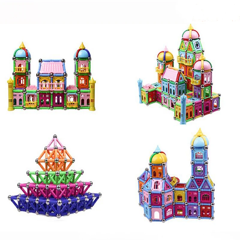 Bloques magnéticos para niños – Juego de construcción 60 piezas - imagen 4