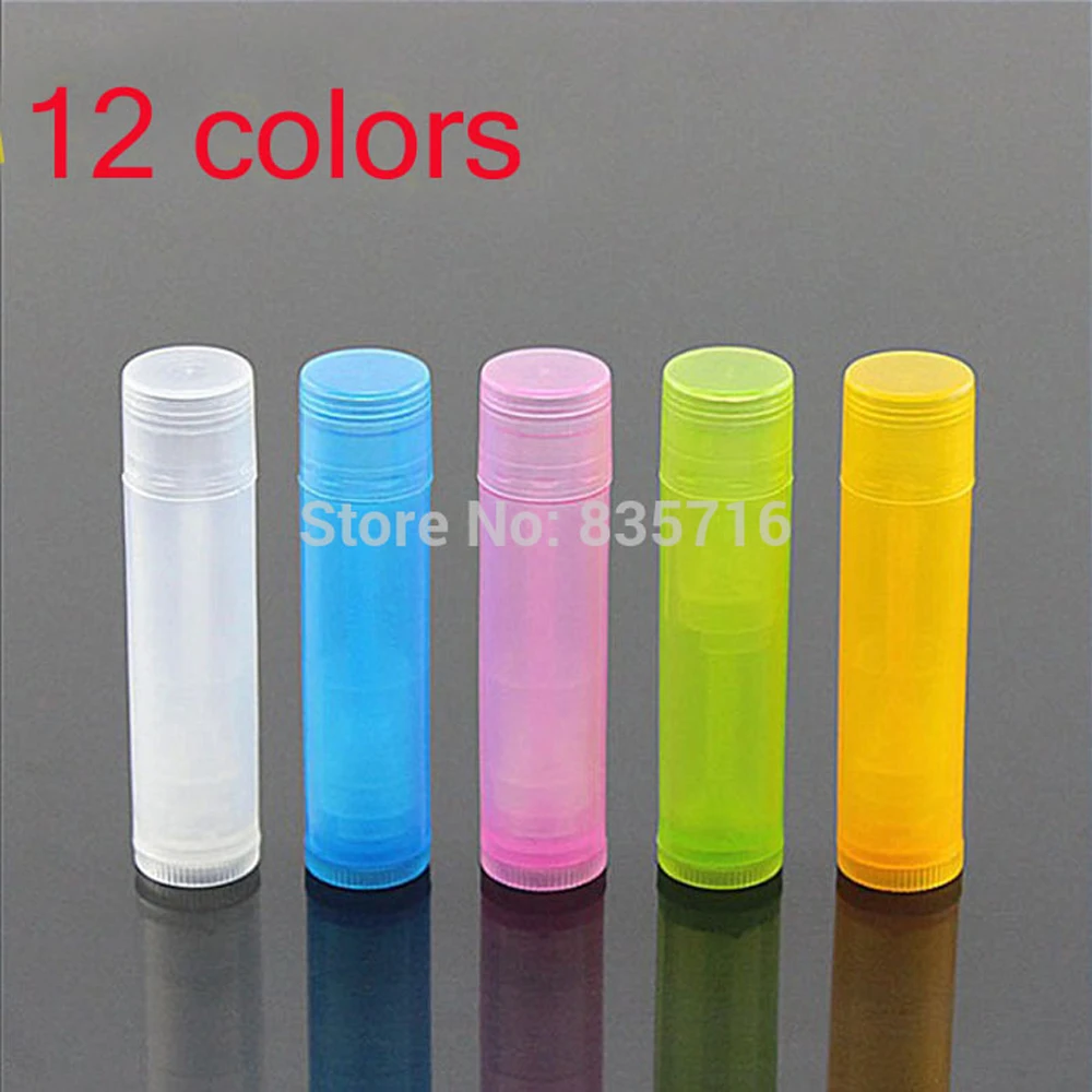 10 teile/los neue diy Lippenstift kühlen liptube 10 farben balm rohr Leere liptubes Container lip Rohre balsam rohre