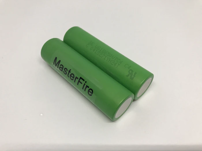 Wholesale MasterFire Original 18650 US18650VTC4 3.7V 2100mAh 30A VTC4 High Drain Rechargeable Battery Cell For Sony E-cigarettes