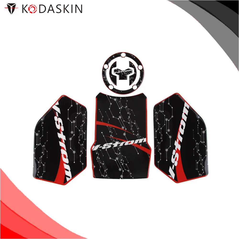 

KODASKIN мотоциклетная 3d-площадка для резервуара, эмблема, захват для DL250 DL250 V-дополнительный