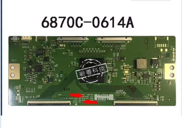 6870C-0614A t-con logic board for V16 49/55 UHD 120HZ V0.6 connect with T-CON connect board