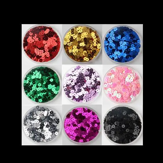 

250gram 4mm Mini Tiny flat SEQUINS, Loose sequins for embroidery, applique, arts, crafts and embellishment you pick color D25