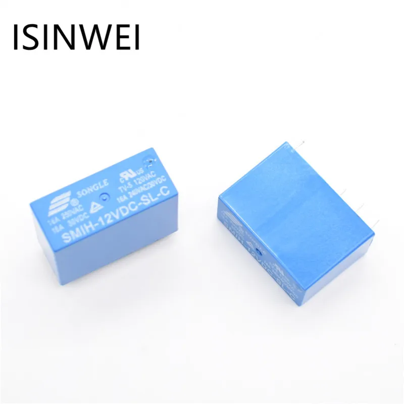 SMIH-12VDC-SL-C 12V Power Relays 16A 250V 8 pin a set of conversion