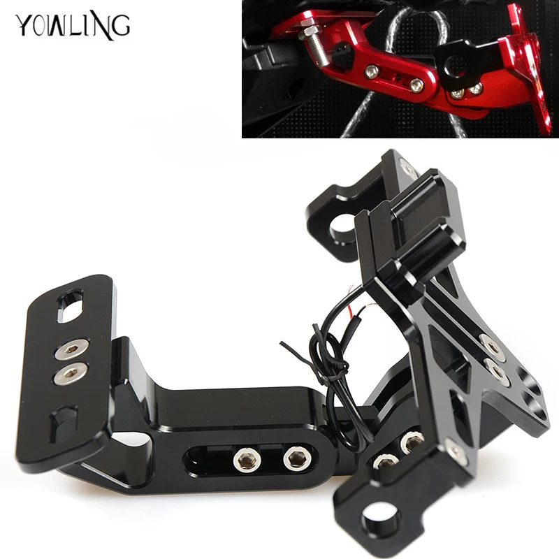 

For Honda CB600F CB 600 F cb600f Hornet CBR600F CBF600SA MT09 Motorcycle License Plate Bracket Licence Plate Holder Frame Number