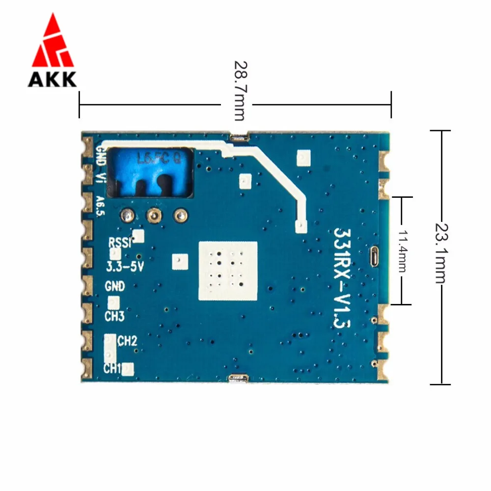 AKK 331 5.8GHz FPV AV Receiver Module for goggles and FPV monitor/ 351 FPV Transmitter Module for Racing Drone DIY Build