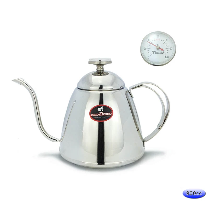 

900ml coffeepot coffee percolator Water Kettle with thermometer