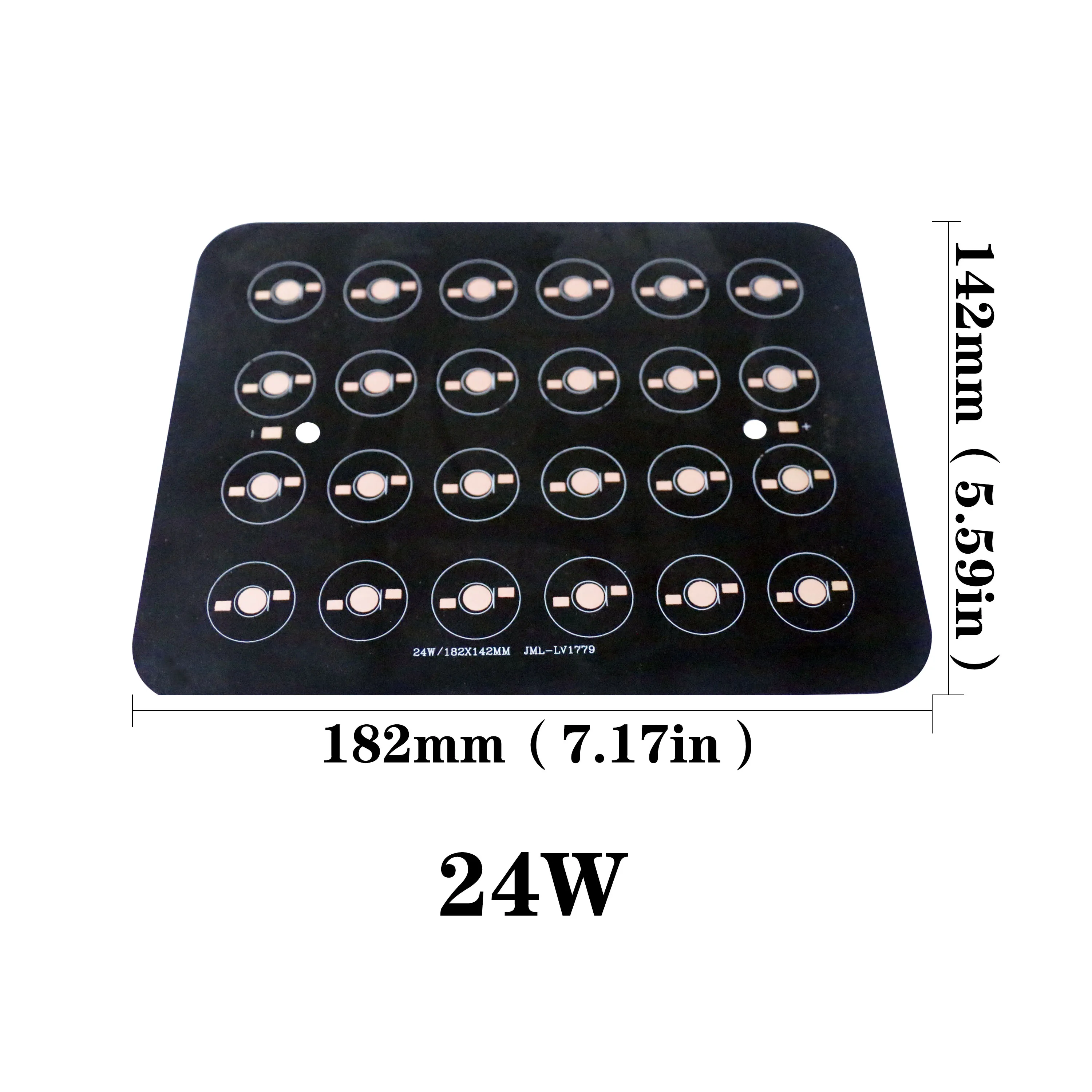 5PCS LED Aluminum Base for 1W 3W 5W 7W 9W 12W 15W 18W 20W 24W 45W Aluminum Plate LED PCB Board Substrate LED Board KIT Heatsink