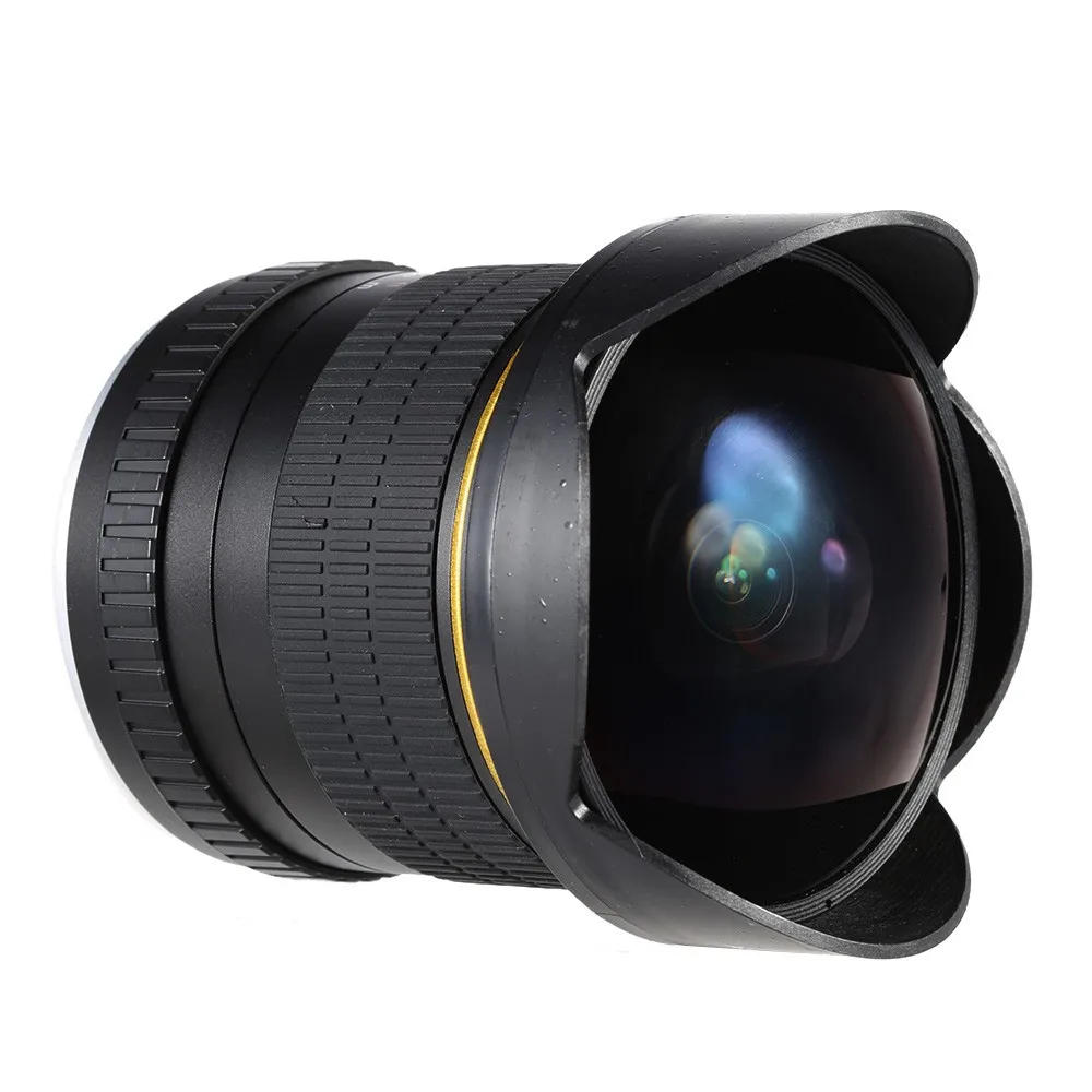 JINTU 8mm F/3.5 bardzo szeroki kąt typu "rybie oko" obiektyw do Nikon D5500 D5600 D7500 D3300 D3200 D3500 D90 D7100 D700 D850 lustrzanka