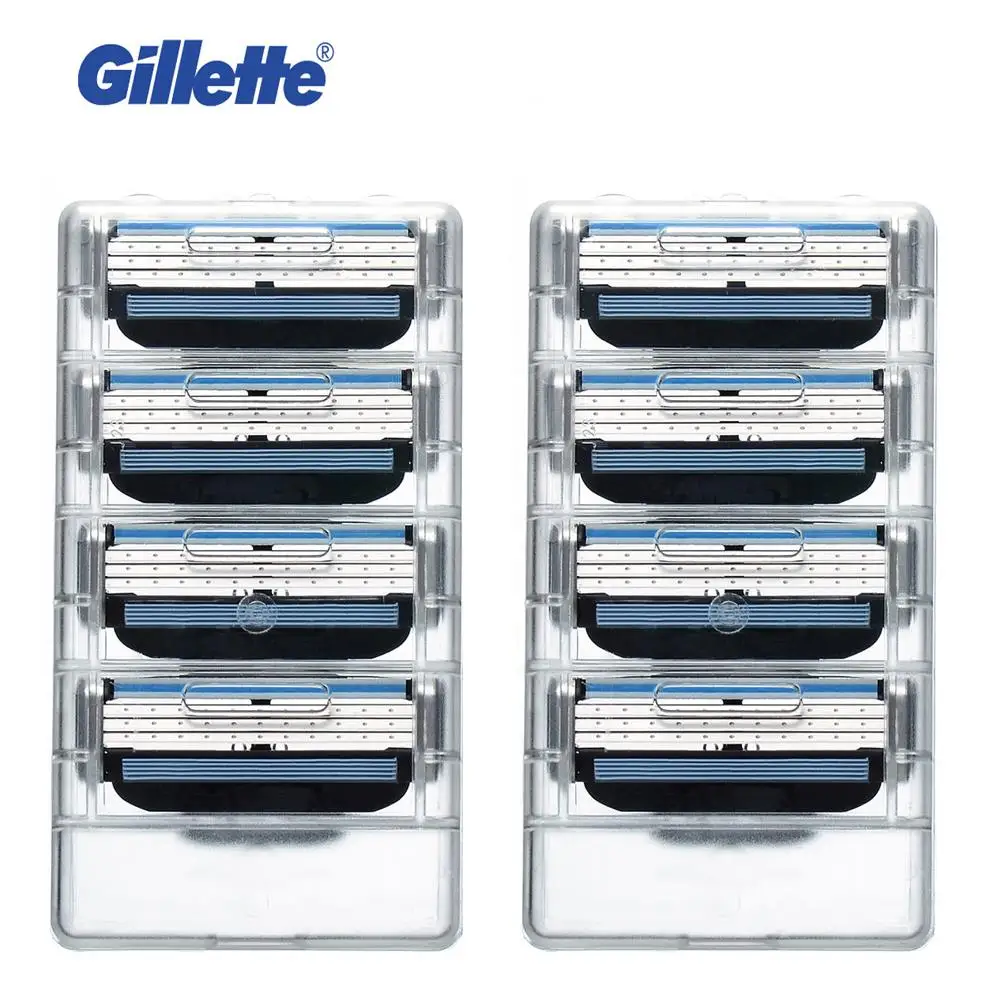 Genuine Gillette Mach 3 Shaving Razor Blades For Men Safe Mach 3 Shaving Hair Removal Brand Blade To Shave With 8 Blades view 4