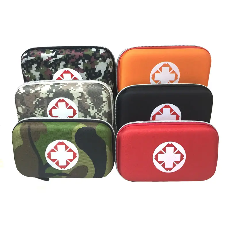 Portable Outdoor First Aid Kit Bag High Capacity EVA Pouch Multi-Layer For Work Home Travel Outdoor Emergency Treatment