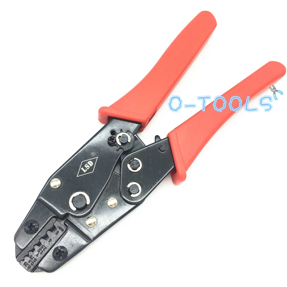 HS-06WF 0.25-6.0mm2 Plier Ratchet Terminal Spring Clamp Terminals Crimping Tool ferrules Crimping Pliers Hand tools 23-10 AWG