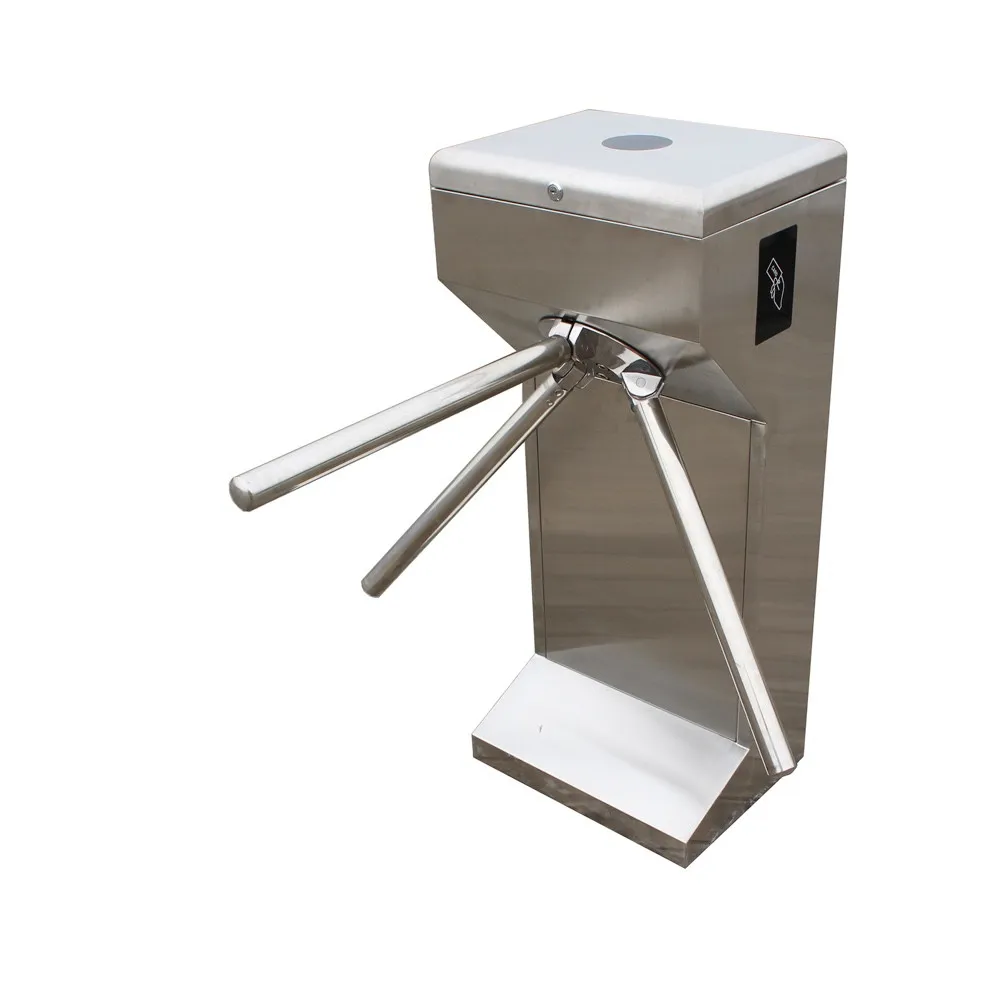 Gate barrier system  304 stainless steel tripod turnstile gate with RFID card Metro station Security rotate turnstile gate